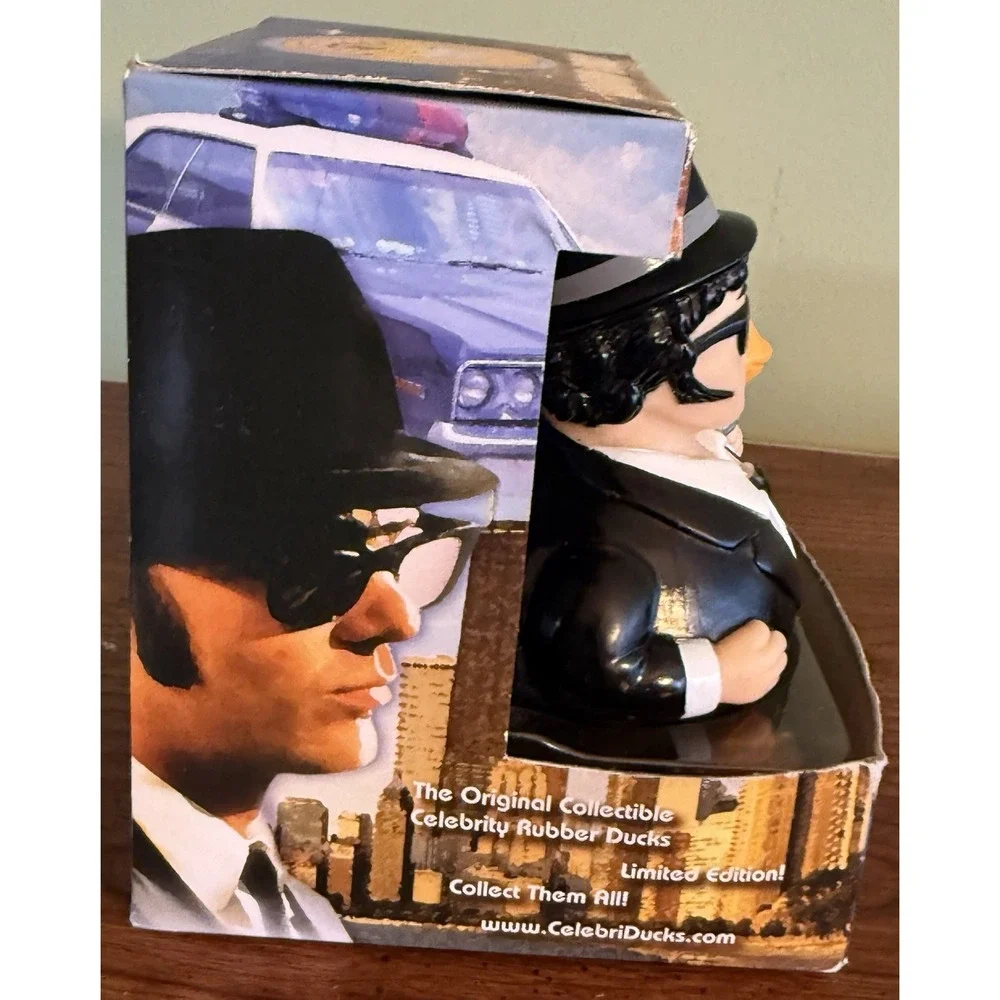 Blues Brothers Rubber Duck Figure Jake Blues Limited Edition‎ CelebriDucks New